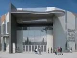 Exterior rendering of Idaho Falls Civic Center