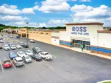 Exterior of Ross building and parking lot apart of South Center Marketplace