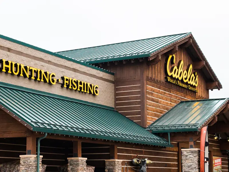 Exterior of Cabela's building at Sandcreek Commons